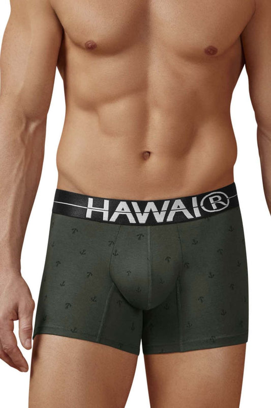 HAWAIR Men's Underwear 42521 Cotton blend Trunks Color Military Green