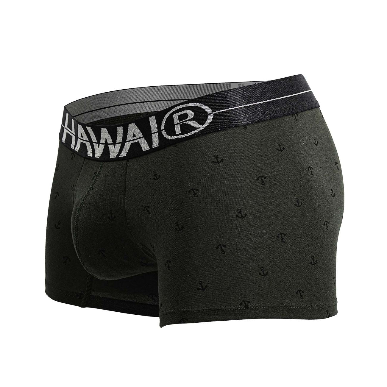 HAWAIR Men's Underwear 42521 Cotton blend Trunks Color Military Green
