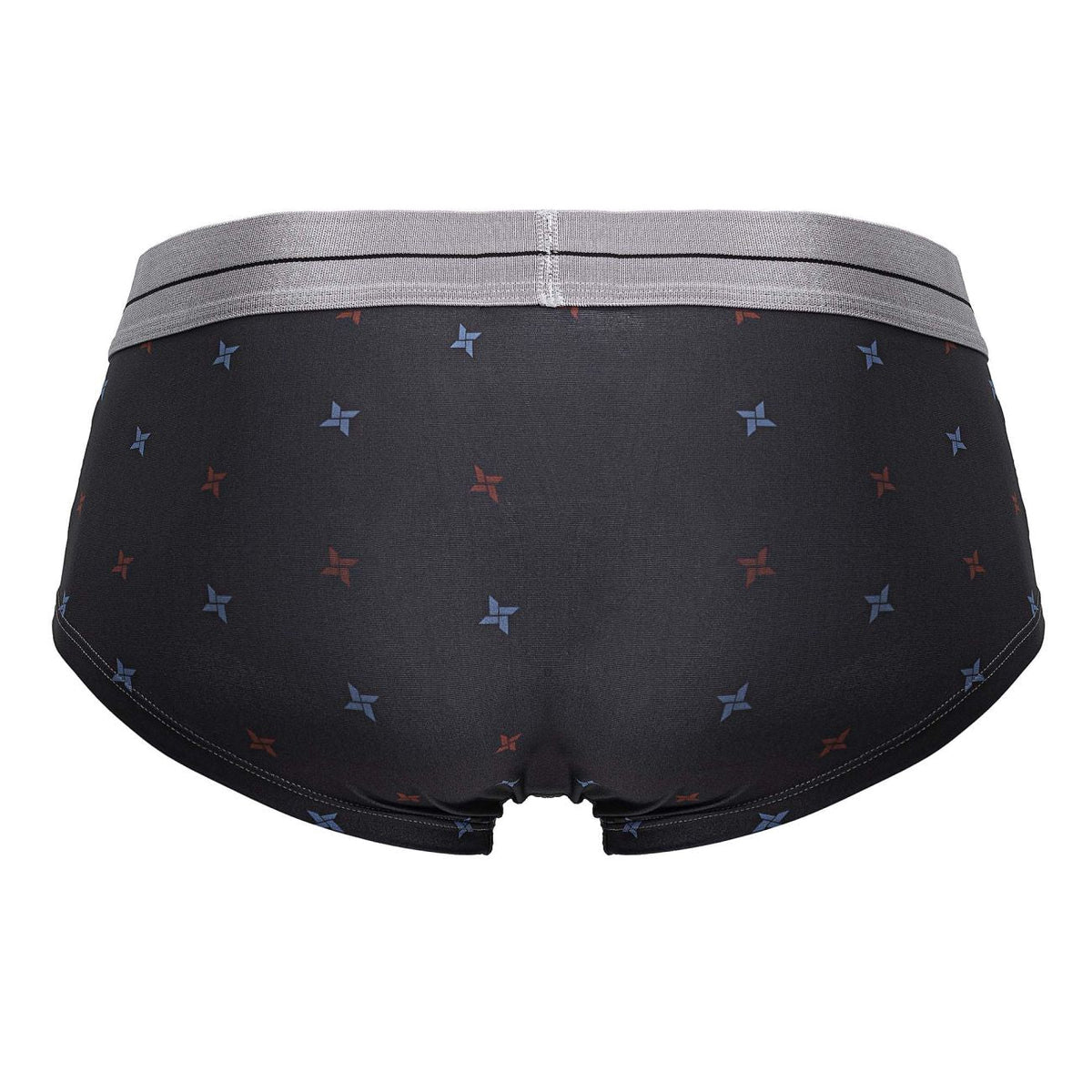 HAWAIR Men's Underwear 42530 Printed Microfiber Briefs Color Gray