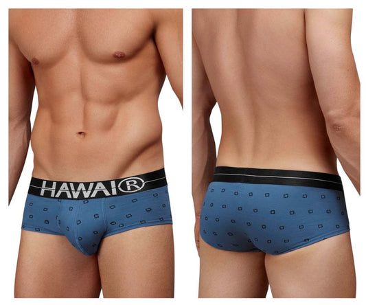 HAWAIR Men's Underwear 42531 Cotton blend Briefs Color Blue Quartz