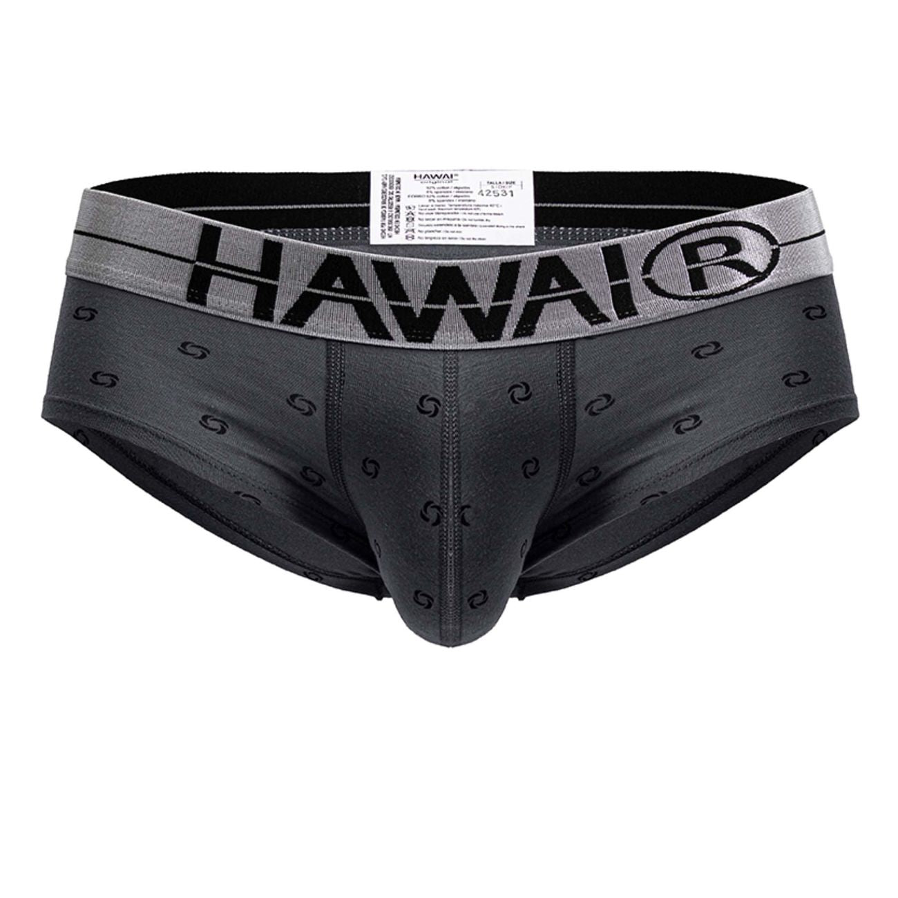 HAWAIR Men's Underwear 42531 Cotton blend Briefs Color Gray
