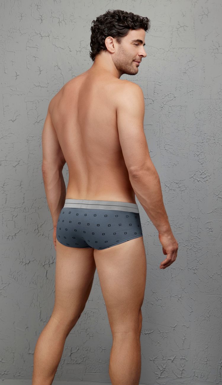 HAWAIR Men's Underwear 42531 Cotton blend Briefs Color Gray