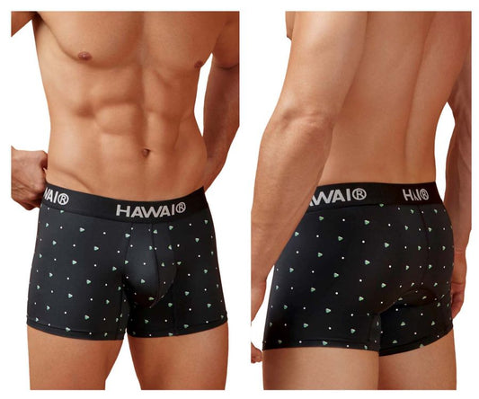 HAWAIR Men's Underwear 42570 Microfiber Trunks Color Black