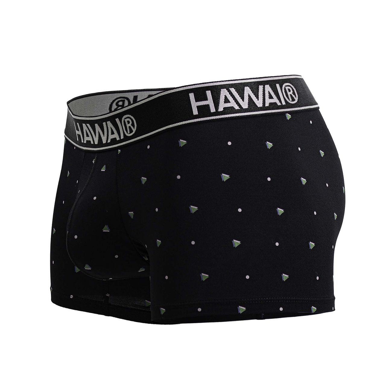 HAWAIR Men's Underwear 42570 Microfiber Trunks Color Black