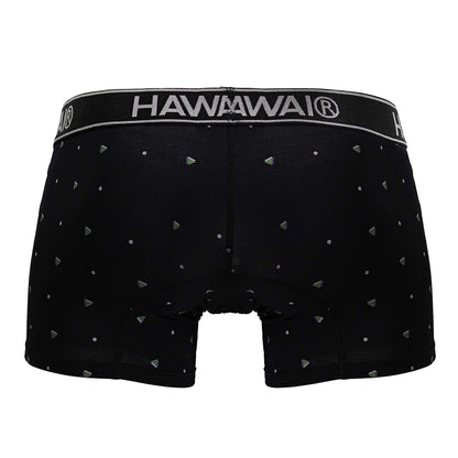 HAWAIR Men's Underwear 42570 Microfiber Trunks Color Black
