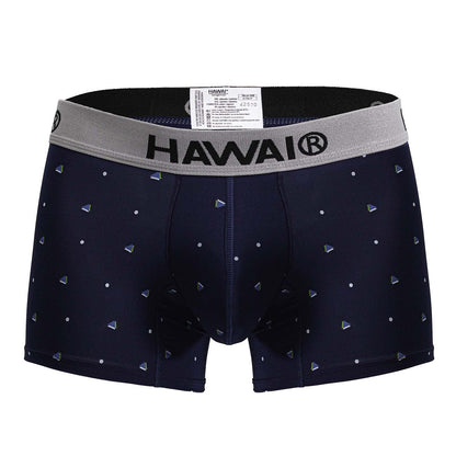 HAWAIR Men's Underwear 42570 Microfiber Trunks Color Dark Blue