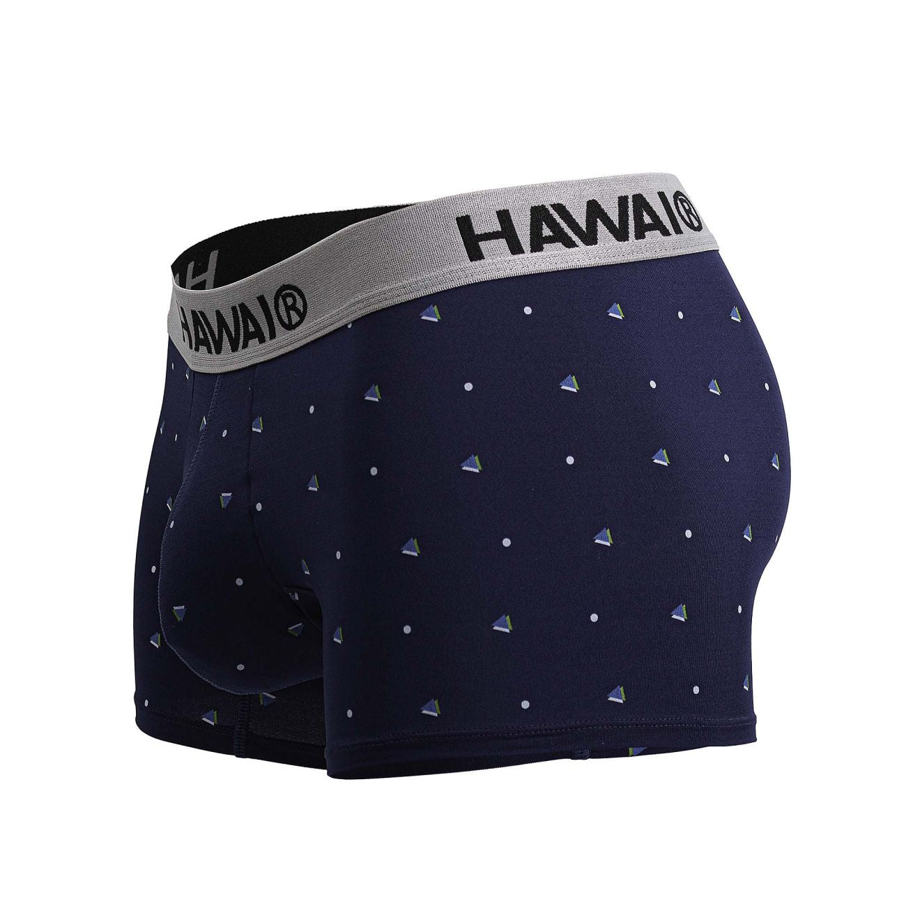 HAWAIR Men's Underwear 42570 Microfiber Trunks Color Dark Blue