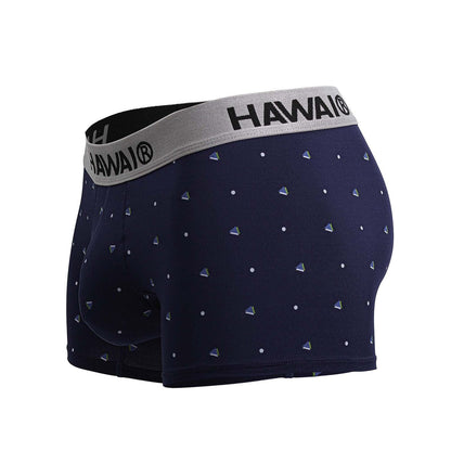 HAWAIR Men's Underwear 42570 Microfiber Trunks Color Dark Blue