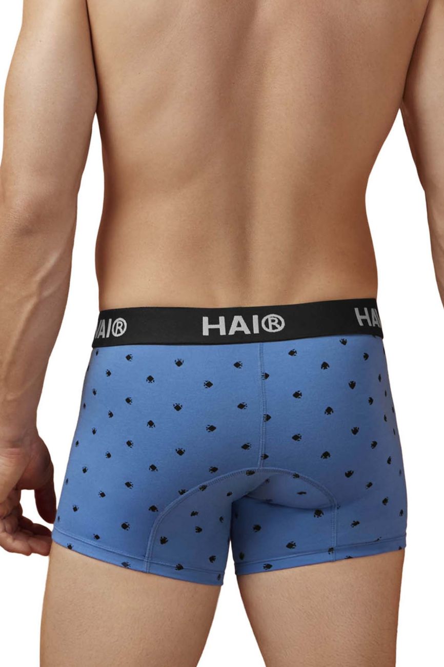 HAWAIR Men's Underwear 42571 Cotton blend Trunks Color Blue Quartz