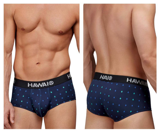 HAWAIR Men's Underwear 42580 Microfiber Briefs Color Dark Blue