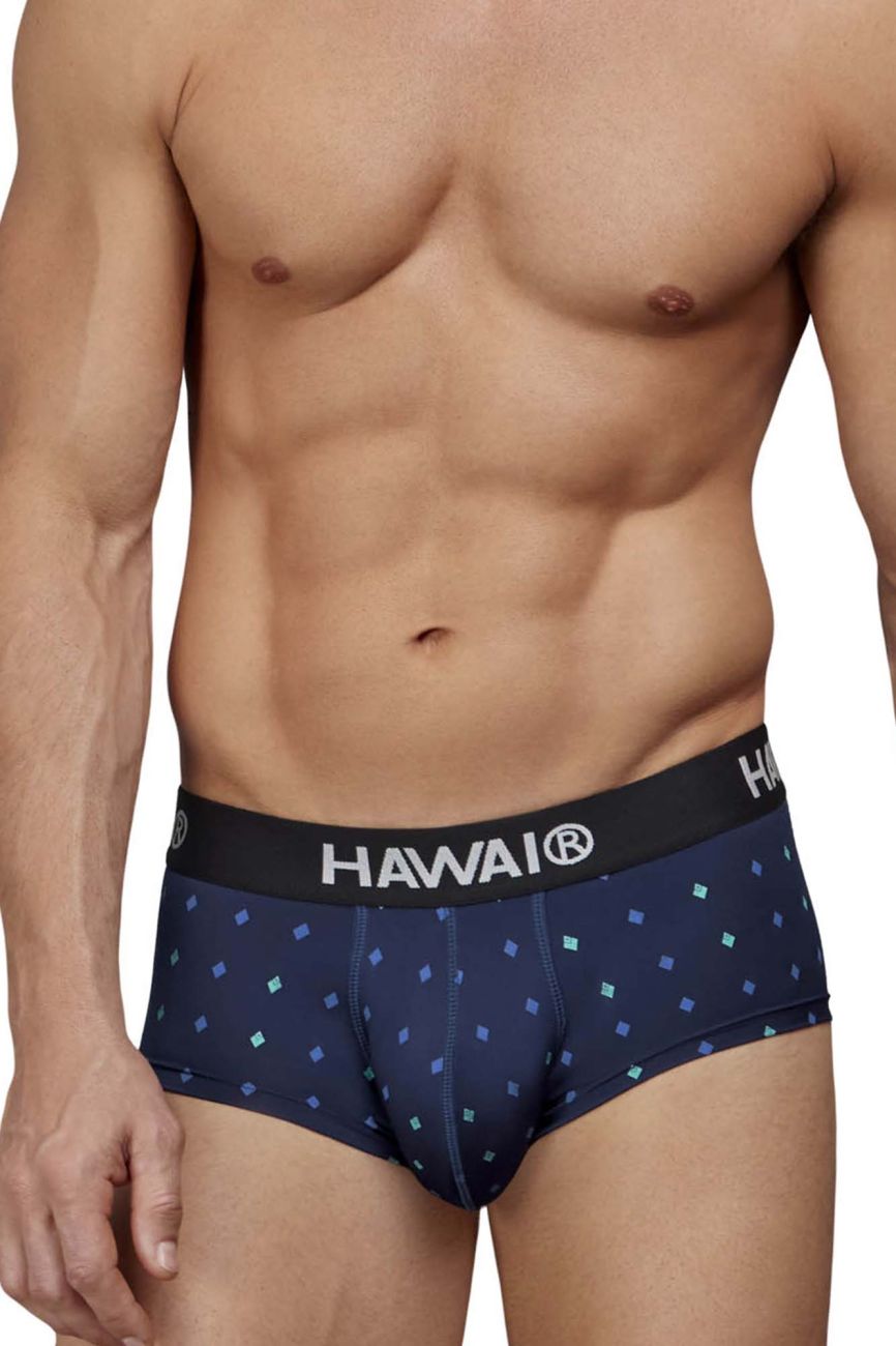 HAWAIR Men's Underwear 42580 Microfiber Briefs Color Dark Blue