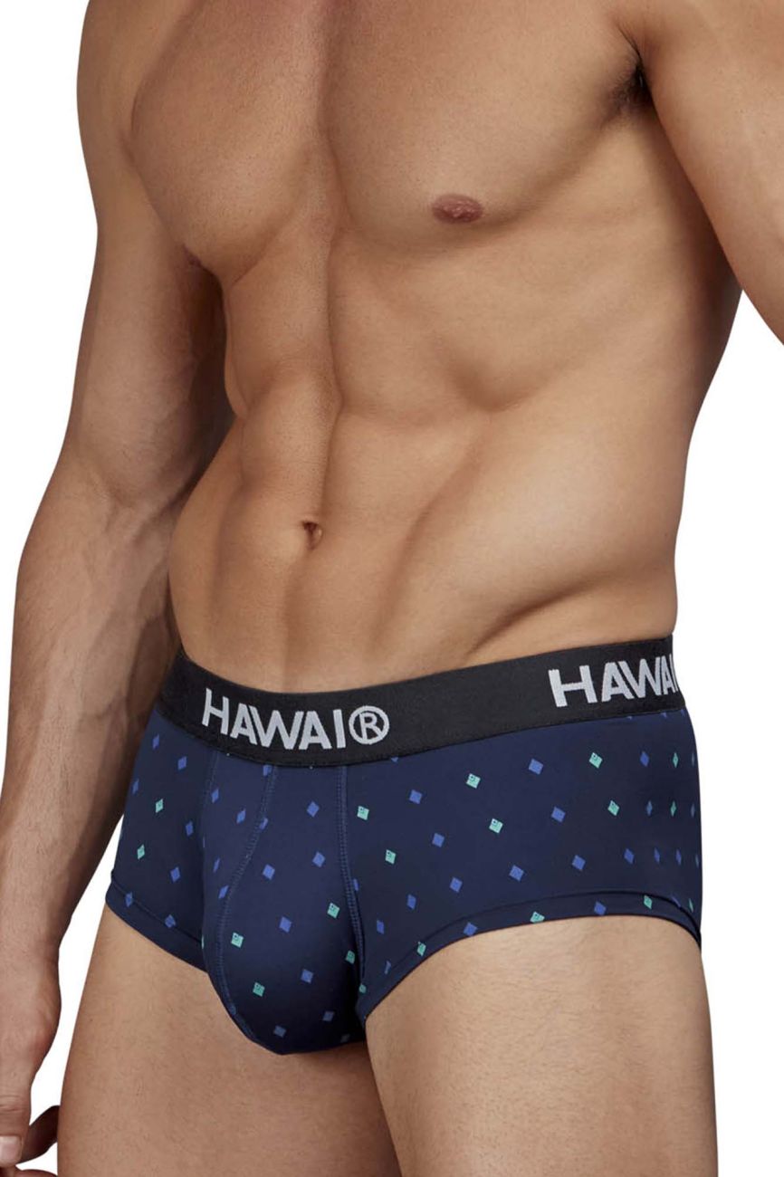 HAWAIR Men's Underwear 42580 Microfiber Briefs Color Dark Blue