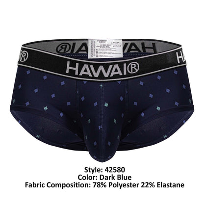 HAWAIR Men's Underwear 42580 Microfiber Briefs Color Dark Blue