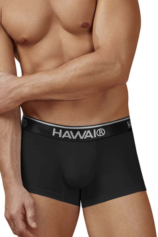 HAWAIR Men's Underwear 4986 Cotton blend Trunks Color Black-01