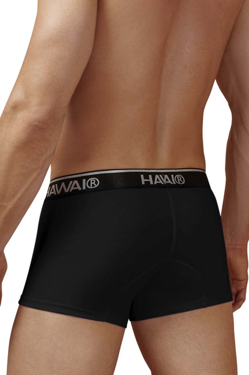 HAWAIR Cotton blend Trunks Color Black-01