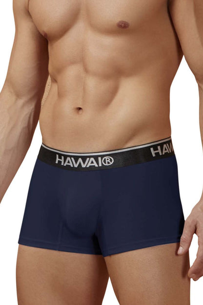 HAWAIR Men's Underwear 4986 Cotton blend Trunks Color Dark Blue-01