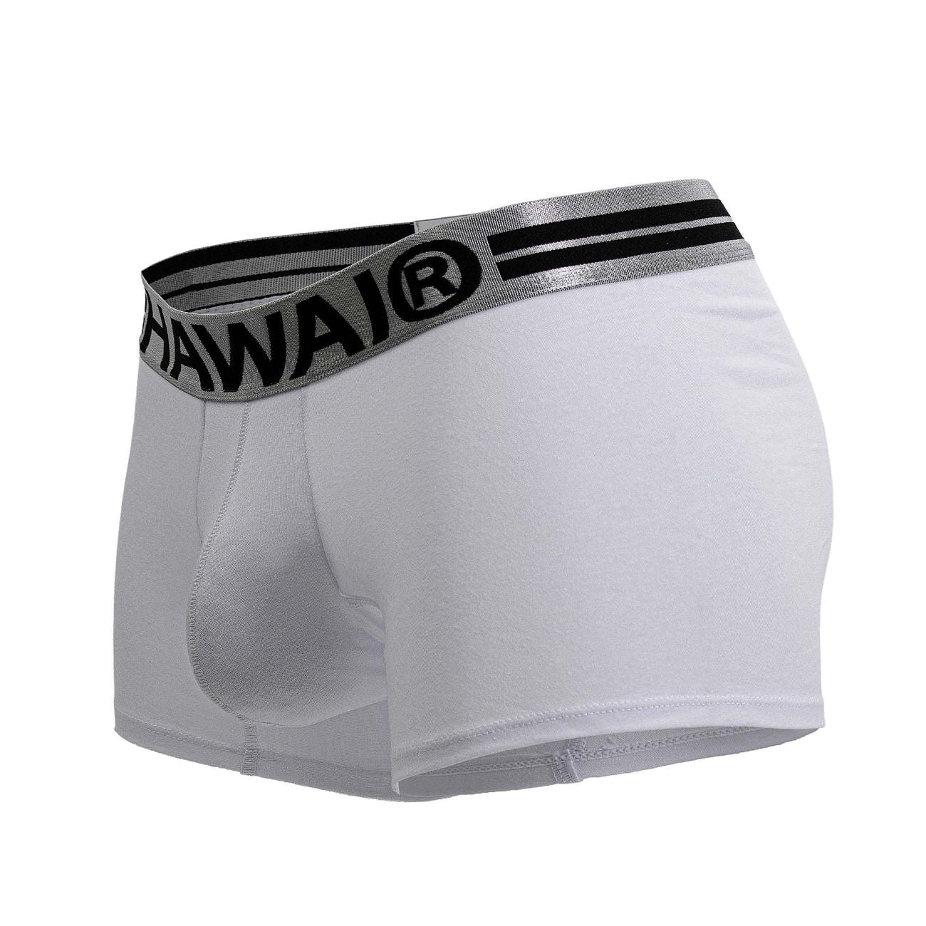 HAWAIR Men's Underwear 4986 Cotton blend Trunks Color White-01