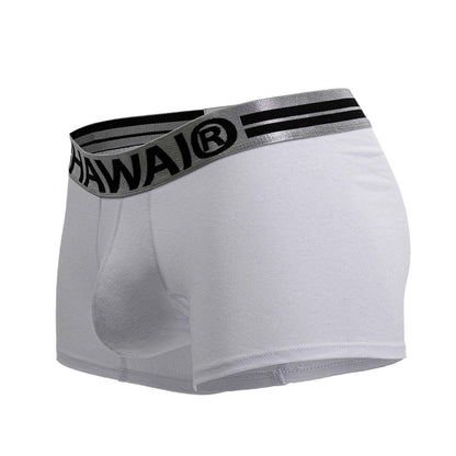 HAWAIR Men's Underwear 4986 Cotton blend Trunks Color White-01