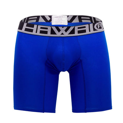 HAWAIR Men's Underwear 41903 Solid Athletic Boxer Briefs Color Royal Blue