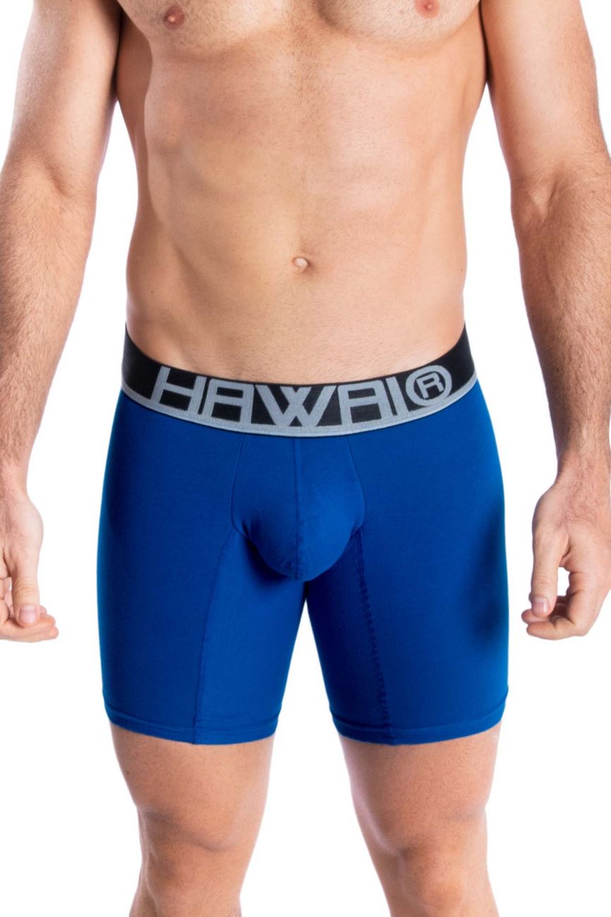 HAWAIR Solid Athletic Boxer Briefs - Royal Blue