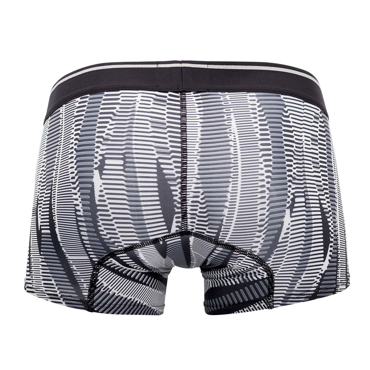 HAWAIR Men's Underwear 42121 Printed Athletic Trunks Color Black