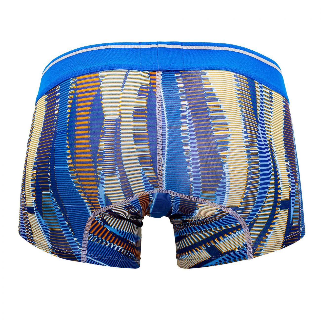 HAWAIR Men's Underwear 42121 Printed Athletic Trunks Color Royal Blue