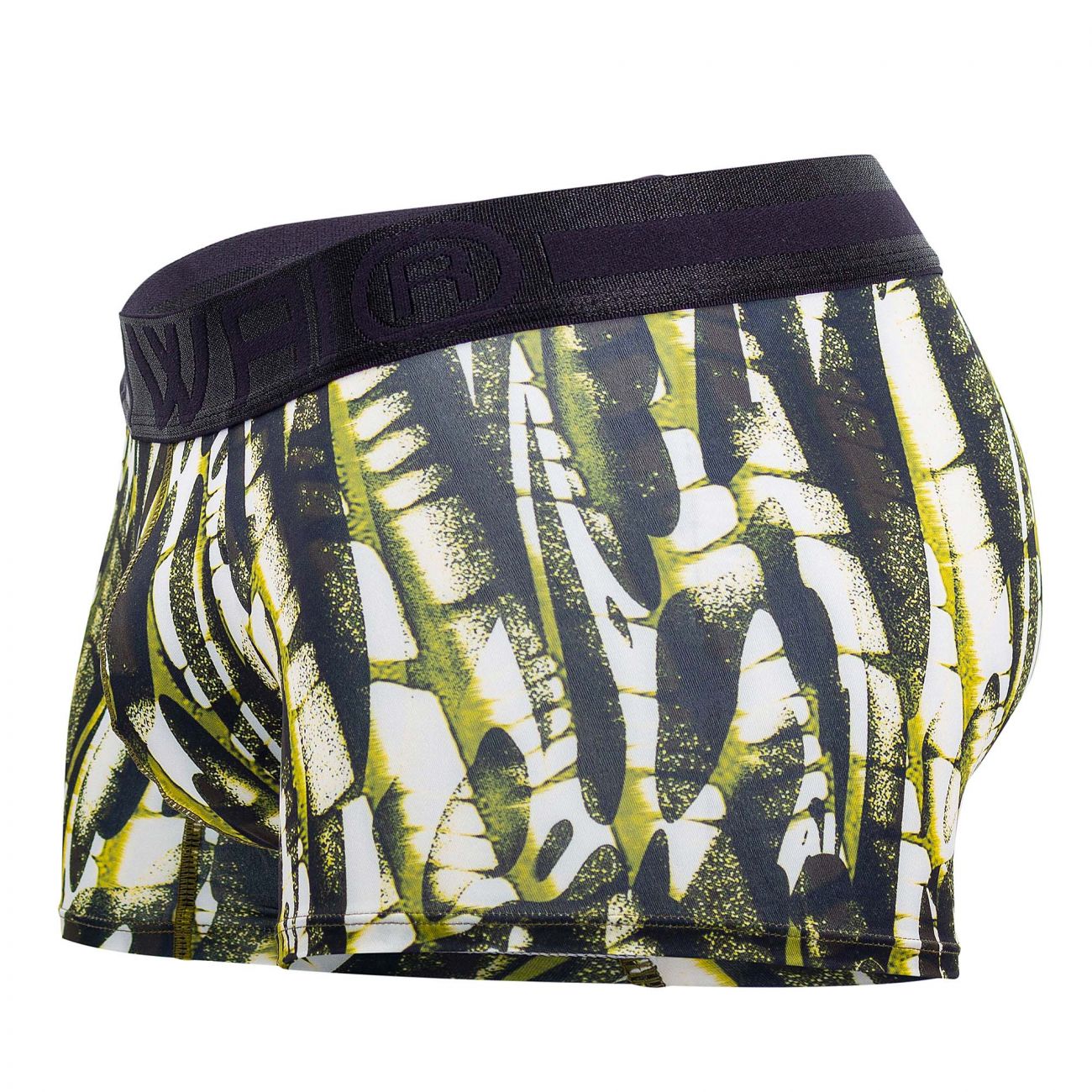 HAWAIR Men's Underwear 42172 Printed Microfiber Trunks Color Military Green