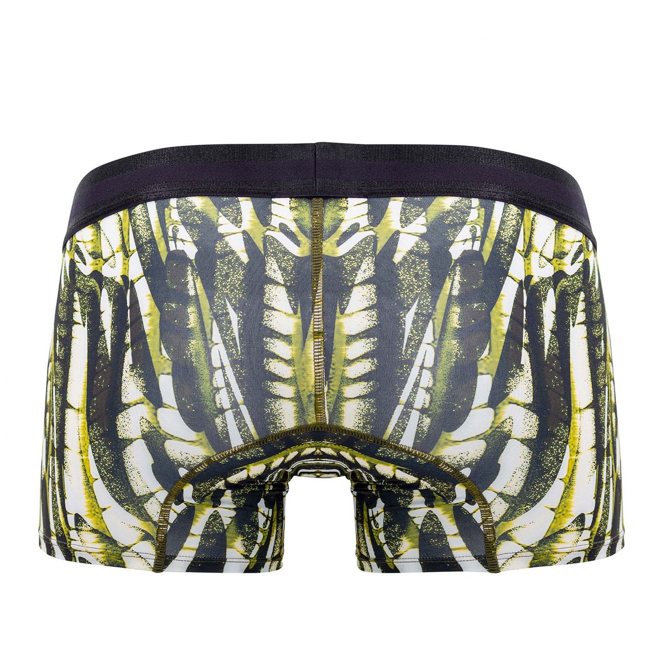 HAWAIR Men's Underwear 42172 Printed Microfiber Trunks Color Military Green