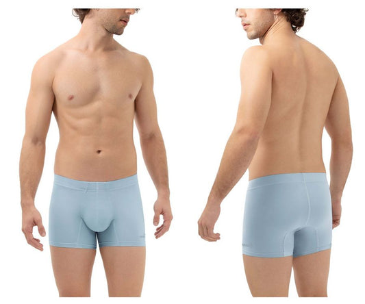 HAWAIR Men's Underwear 42222 Microfiber Trunks Color Light Blue