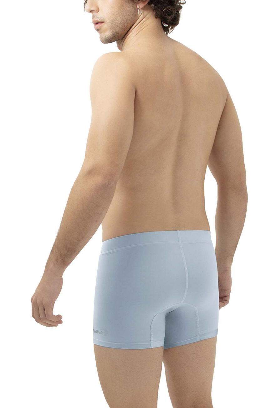 HAWAIR Men's Underwear 42222 Microfiber Trunks Color Light Blue