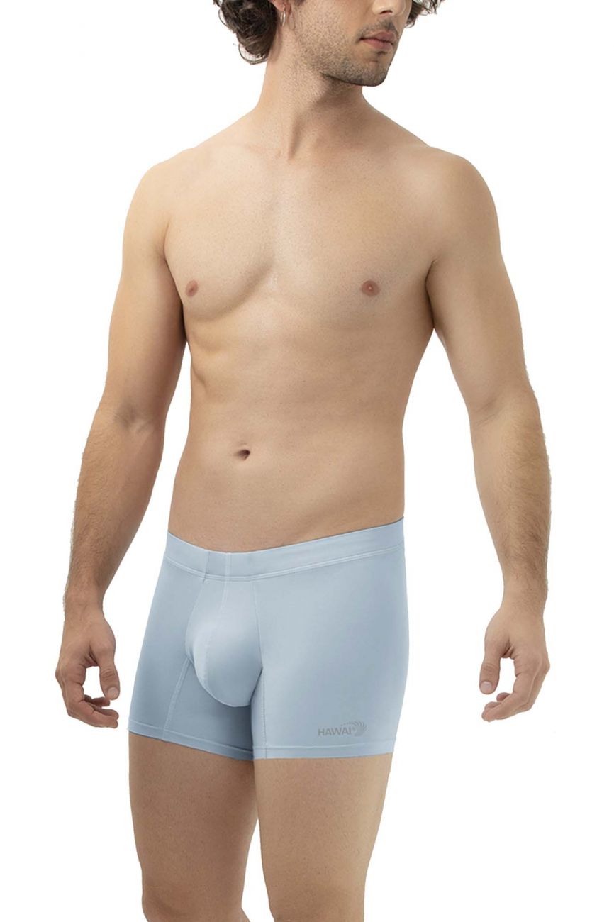 HAWAIR Men's Underwear 42222 Microfiber Trunks Color Light Blue