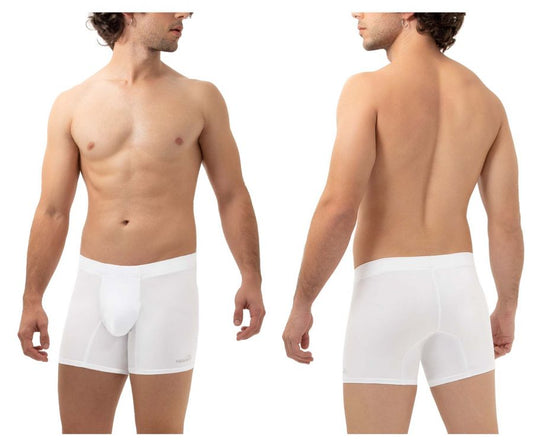 HAWAIR Men's Underwear 42222 Microfiber Trunks Color White