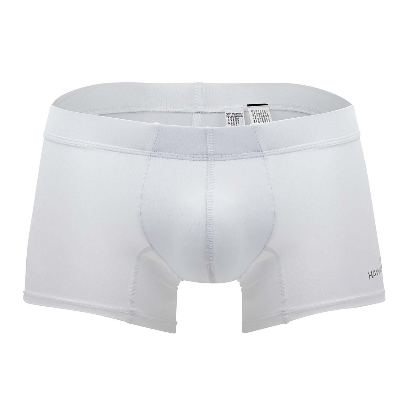 HAWAIR Men's Underwear 42222 Microfiber Trunks Color White