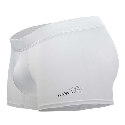 HAWAIR Men's Underwear 42222 Microfiber Trunks Color White
