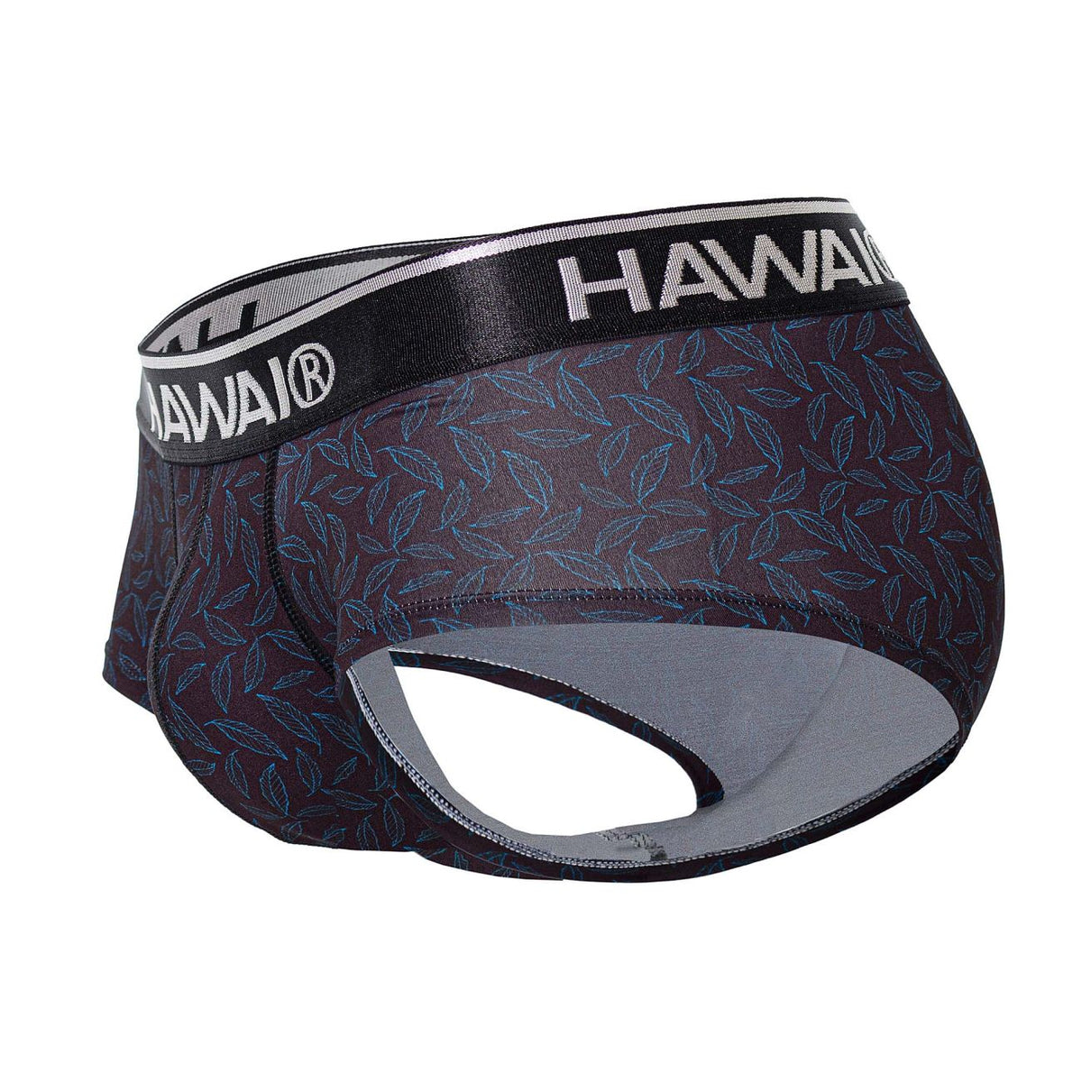 HAWAIR Printed Briefs - Black