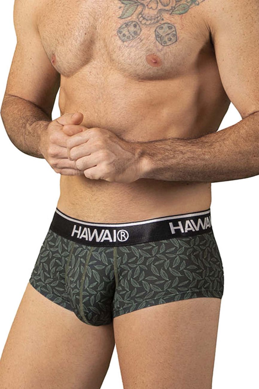 HAWAIR Printed Briefs - Green