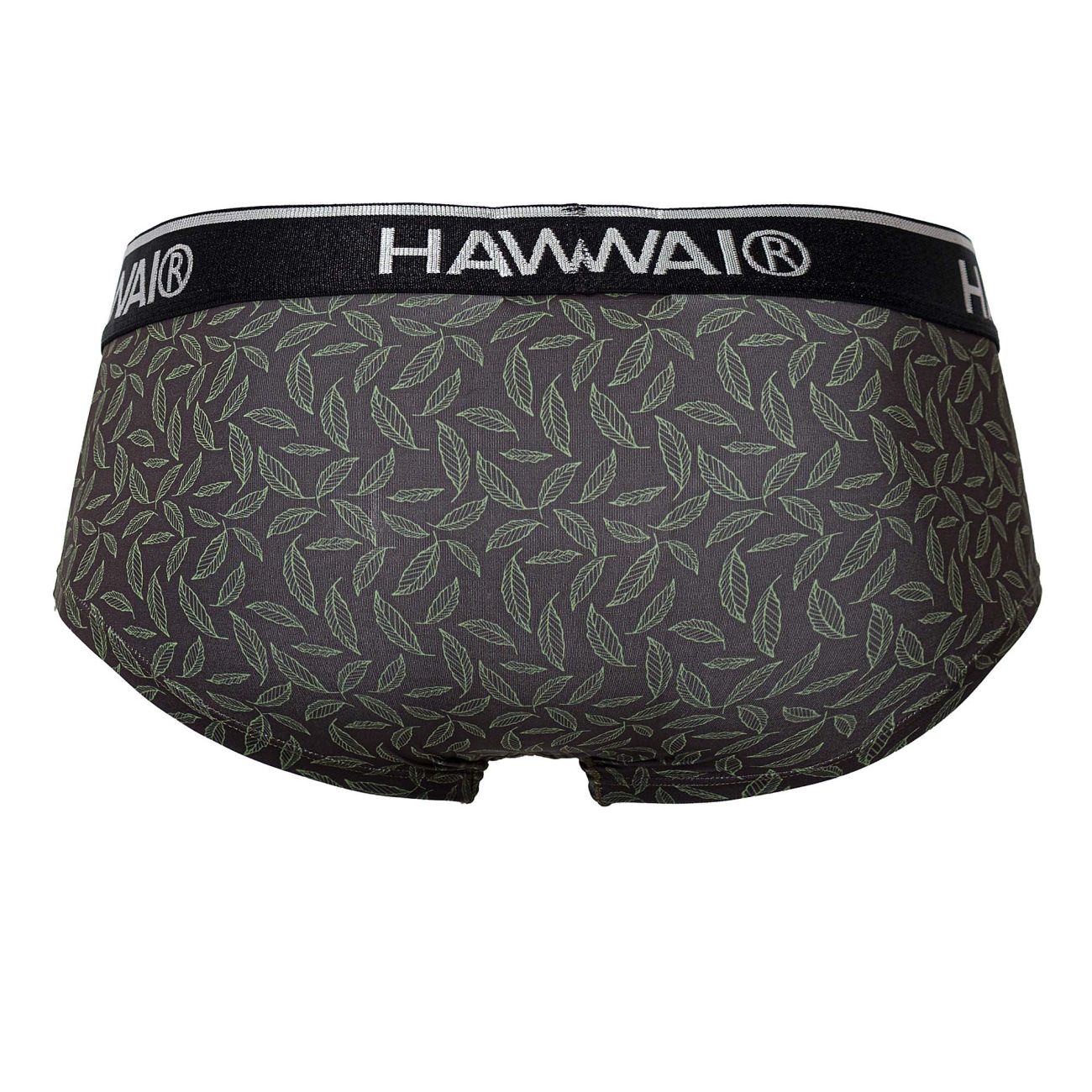 HAWAIR Men's Underwear 42380 Printed Briefs Color Green