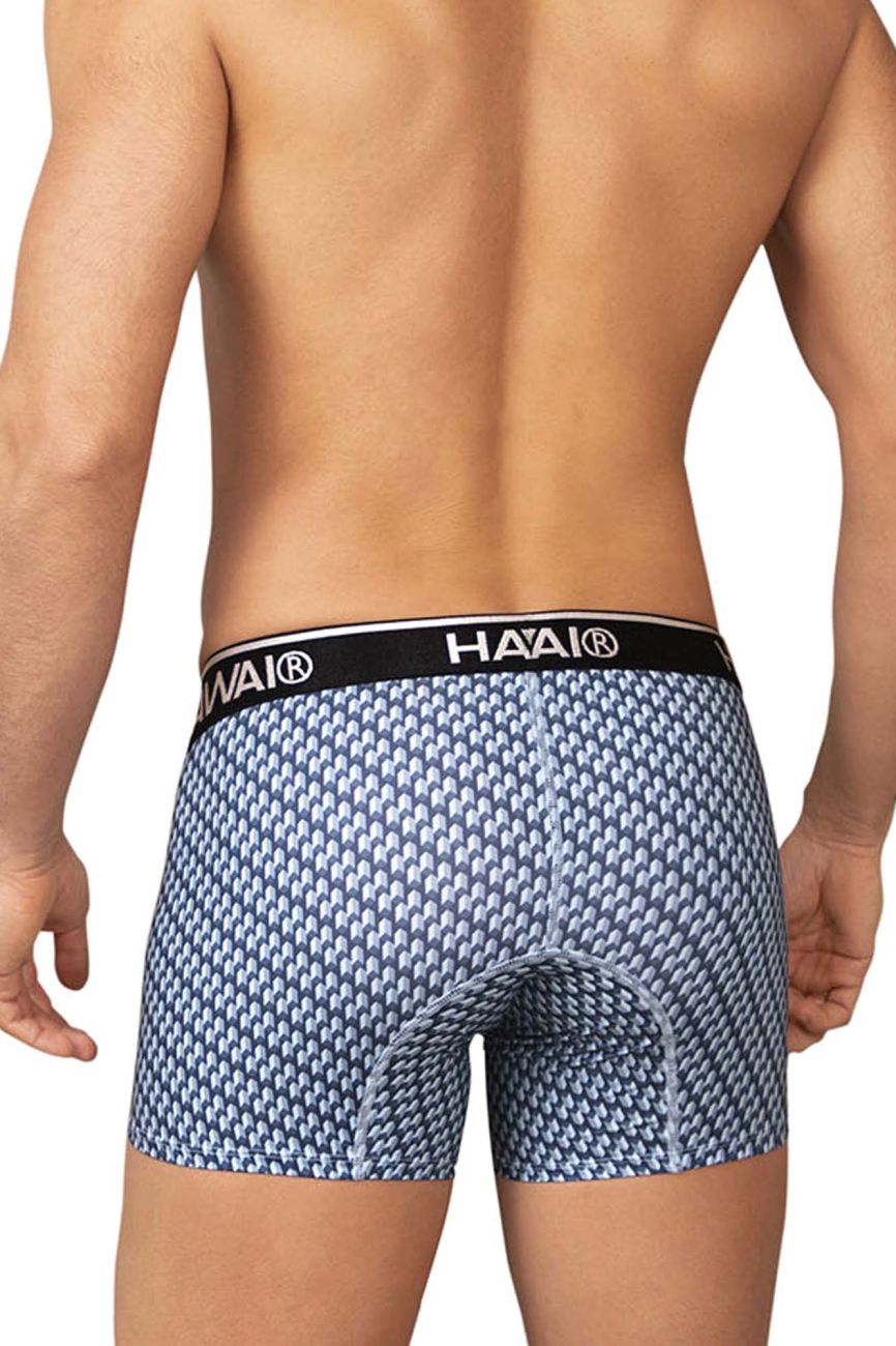 HAWAIR Printed Trunks - Blue