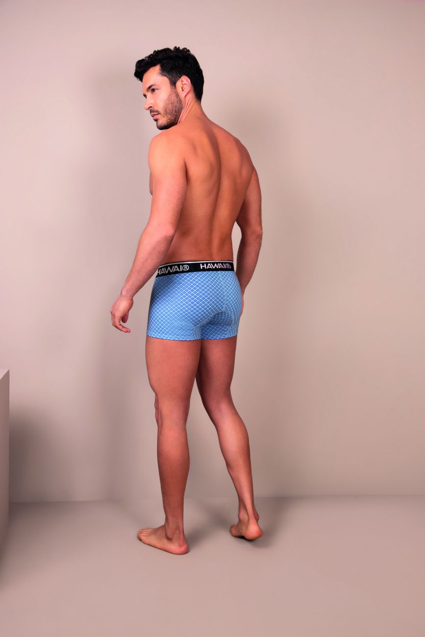 HAWAIR Printed Trunks - Blue