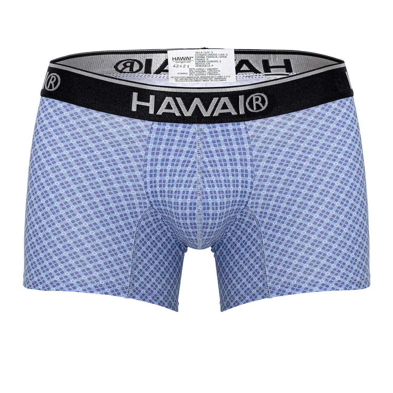 HAWAIR Printed Trunks - Blue