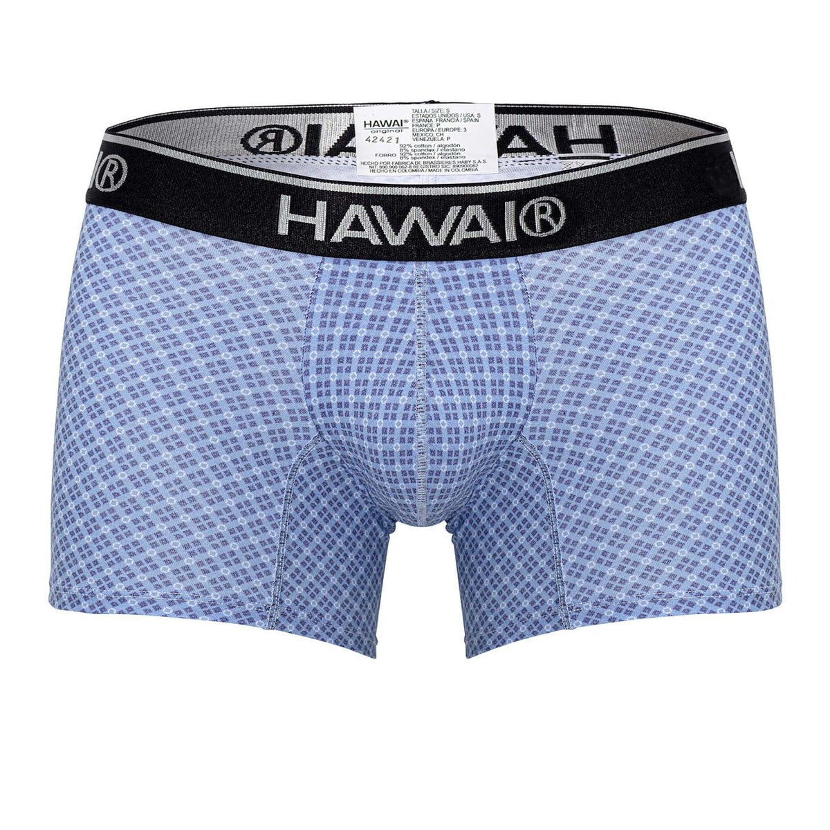 HAWAIR Printed Trunks - Blue
