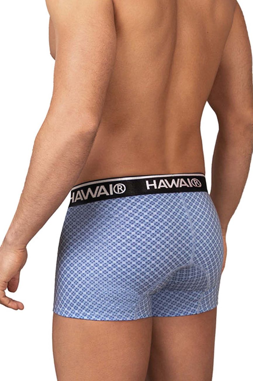 HAWAIR Printed Trunks - Blue
