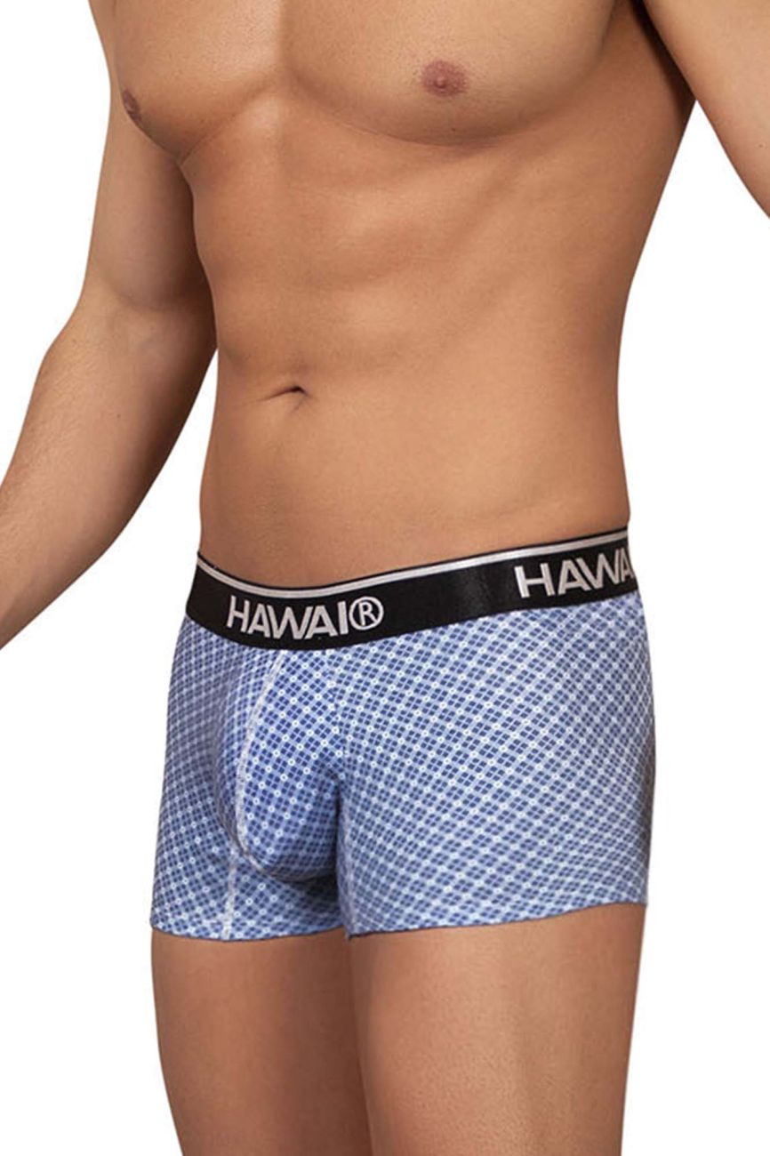 HAWAIR Printed Trunks - Blue