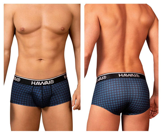 HAWAIR Men's Underwear 42430 Printed Briefs Color Blue