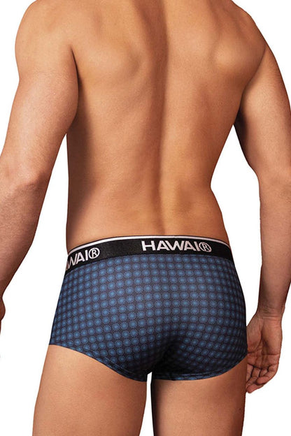 HAWAIR Men's Underwear 42430 Printed Briefs Color Blue