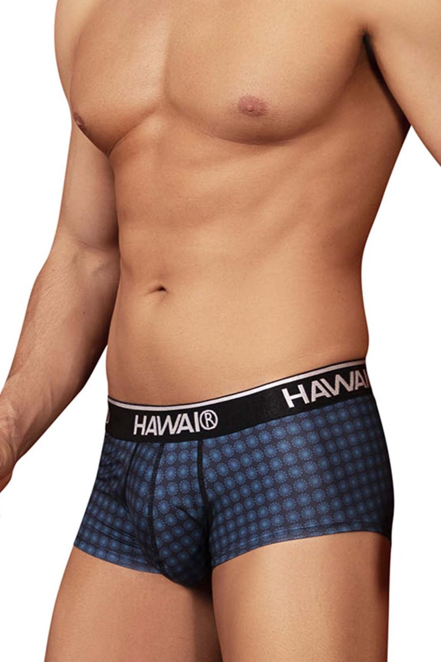 HAWAIR Men's Underwear 42430 Printed Briefs Color Blue