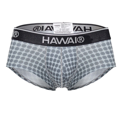 HAWAIR Men's Underwear 42430 Printed Briefs Color Gray
