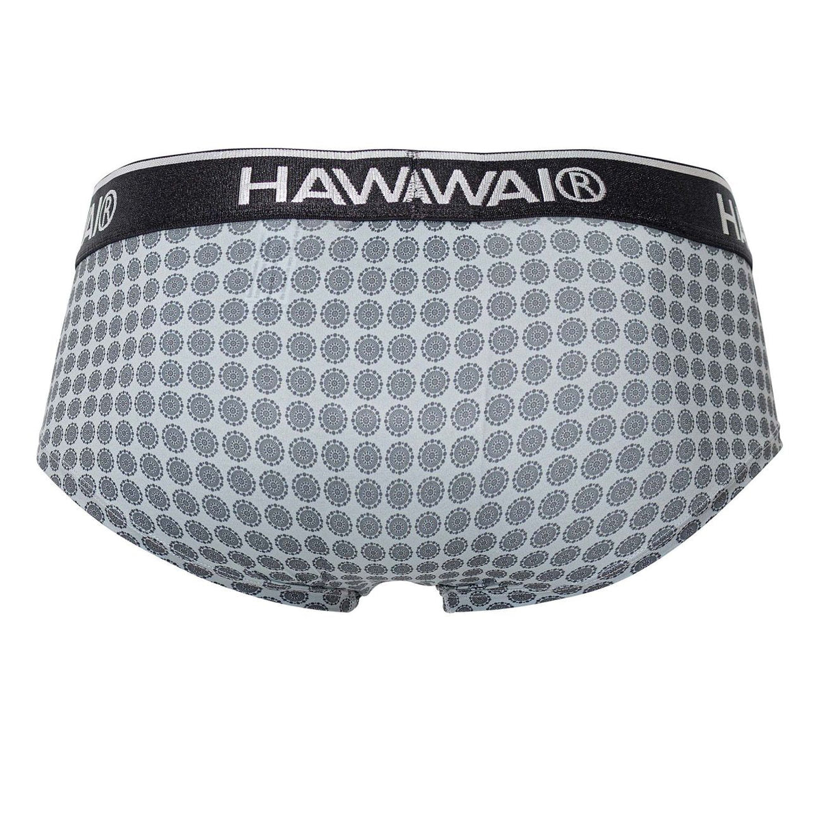 HAWAIR Printed Briefs - Gray