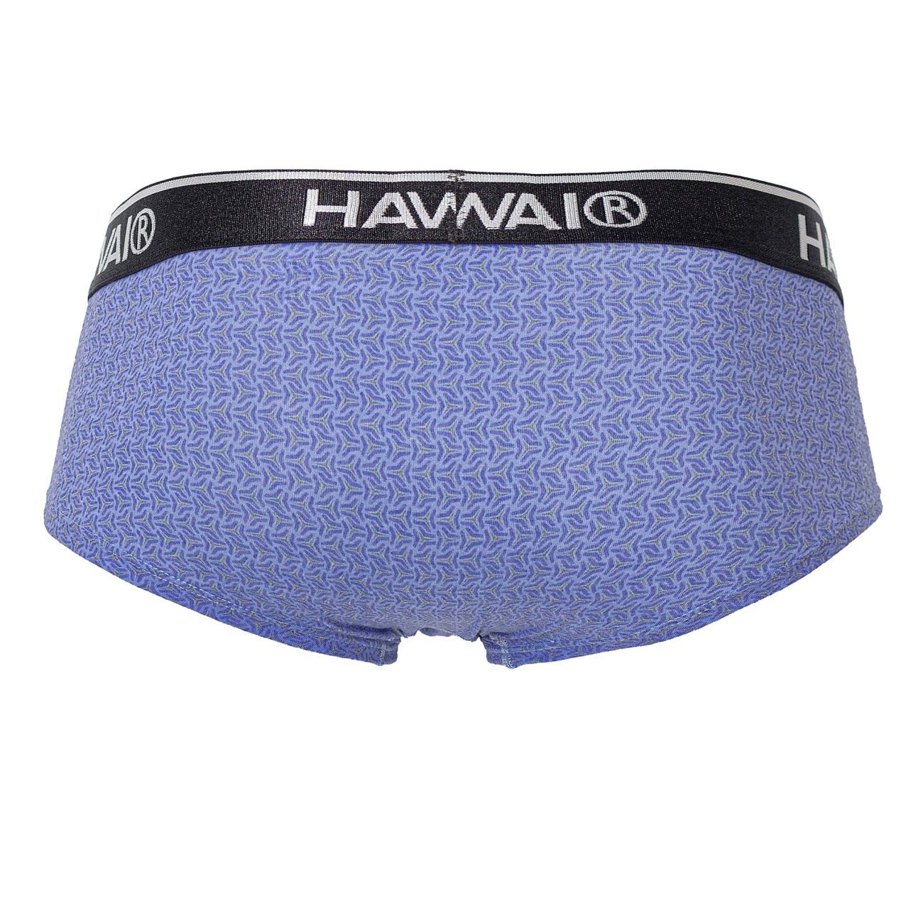 HAWAIR Men's Underwear 42431 Printed Briefs Color Blue