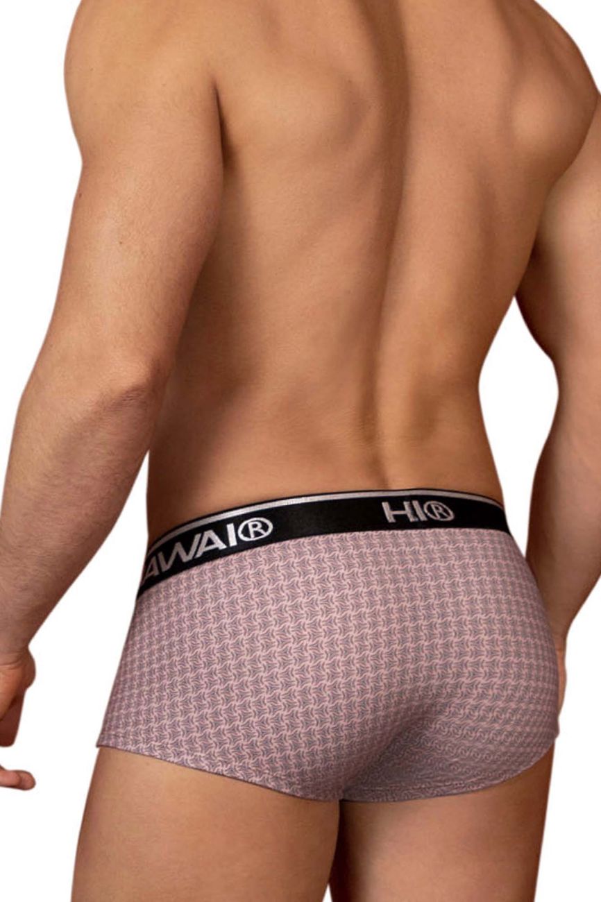 HAWAIR Men's Underwear 42431 Printed Briefs Color Cocoa